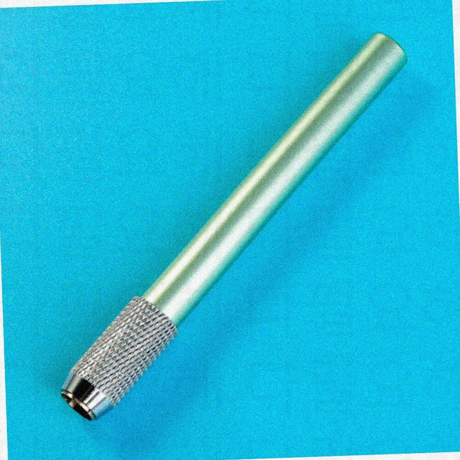 가벼운 몽당 연필 깍지 컬러 펜슬홀더 길이연장 연필그립 익스펜더, 그린