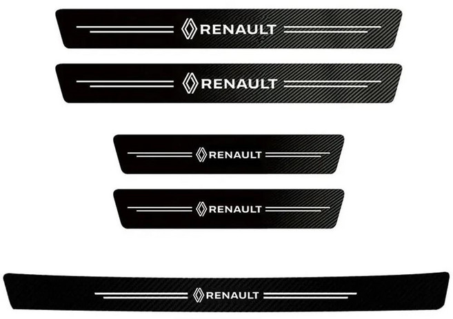 자동차 도어실 보호 스티커 테이프 클리오 메간 캡쳐 마스터 로건 캉구 트래픽 더스터 산데로 스포츠 악세서리용, 1개