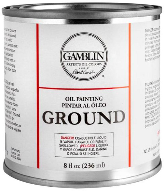 Gamblin 갬블린 오일페인팅 그라운드, 1개, 236ml