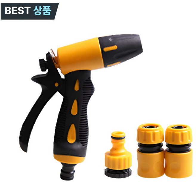 재맨릭 파워젯 다기능 고압 분사기, 옐로우다크블랙, 1개