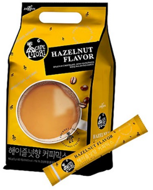 까페모리 커피믹스 헤이즐넛향 스틱형, 80개입, 1개