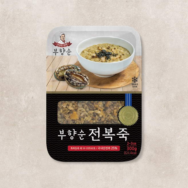 제주 부향순 전복죽 300g X 4팩 밀키트 제주맛집 직송, 300g × 4개, 4개