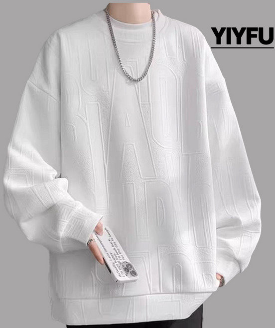 YIYFU 남자 맨투맨 남자긴팔티 남성 긴팔티셔츠 26605