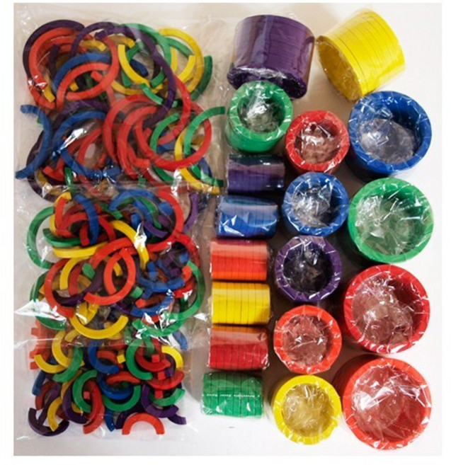 9가베 고리 반고리288개, 1개