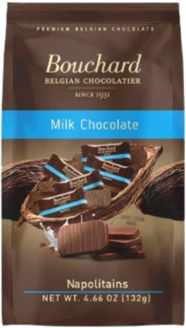 부샤드 나폴리탄 밀크 초콜릿, 132g, 2개