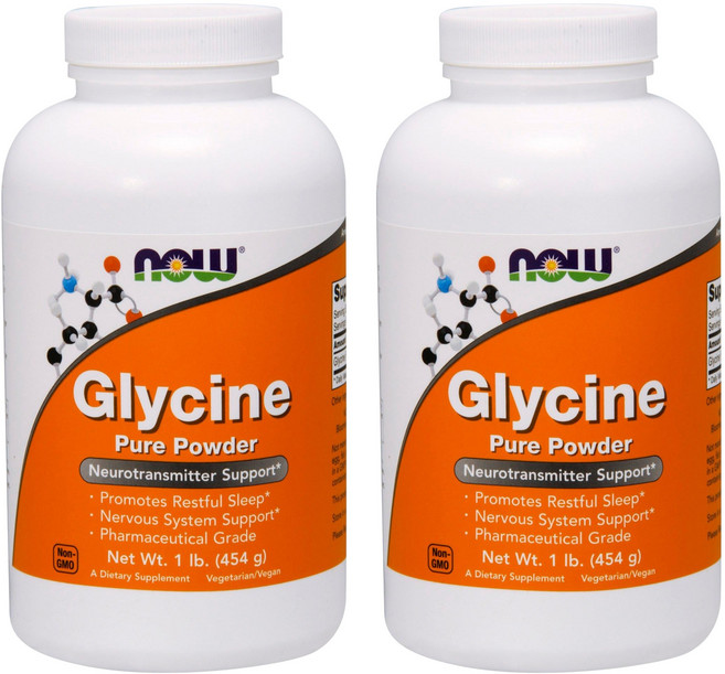 나우푸드 글라이신 퓨어 파우더 비건, 454g, 2개