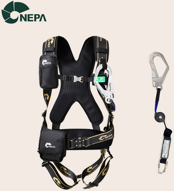 NEPA 네파 전체식 안전벨트 NB-203AR(자동릴), 블랙, 1개