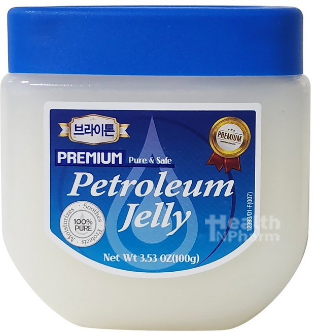 브라이튼 프리미엄 페트롤리움 젤리(바세린젤리) 100g (유통기한 : 2026.09까지)/피부보습/수분공급, 1개