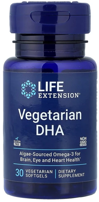 라이프익스텐션 식물성 DHA 베지테리안 소프트젤, 1개, 30정 - 쿠팡