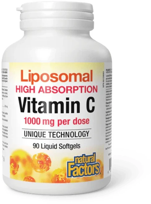 네추럴팩터스 High absorb 리포좀 비타민C 1000mg 90정 45일분, 1개 - 쿠팡
