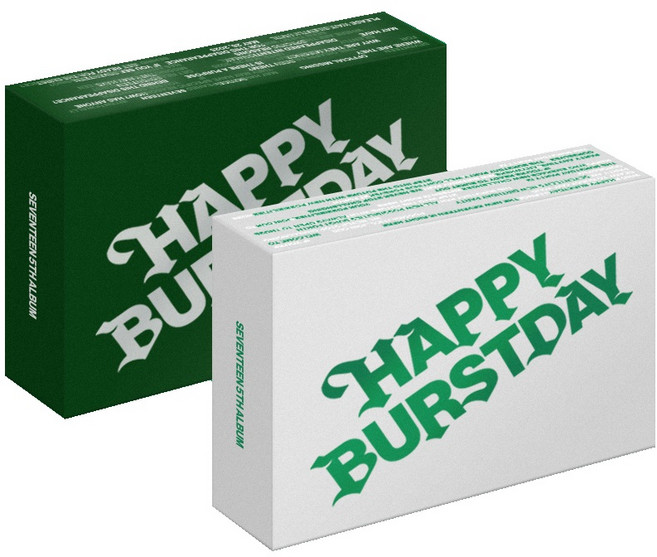 세븐틴 - 정규 5집 HAPPY BURSTDAY [KIT ver 키트] 2종 세트