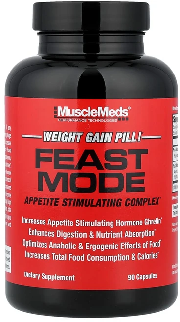 머슬메즈 Feast Mode 식욕 자극 복합체 캡슐 90정, MME00589, 1개 - 쿠팡