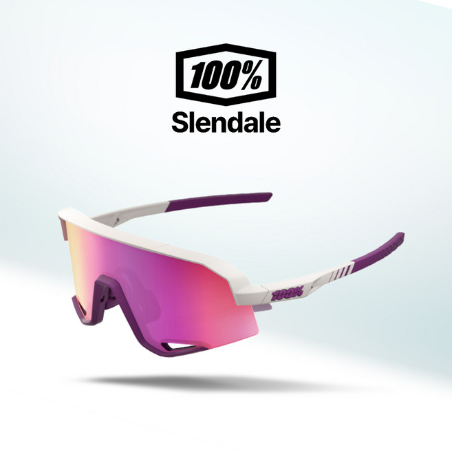 100% 고글 슬렌데일 자전거 야구 골프 스포츠 선글라스 100퍼센트 100프로(57), 7. 매트초크/퍼플미러변색(15), 1개