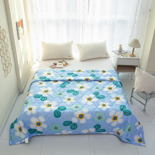 YOUPAN 가볍고 시원한고 여름 이불 산뜻하고 예쁜 이불 차렵이불