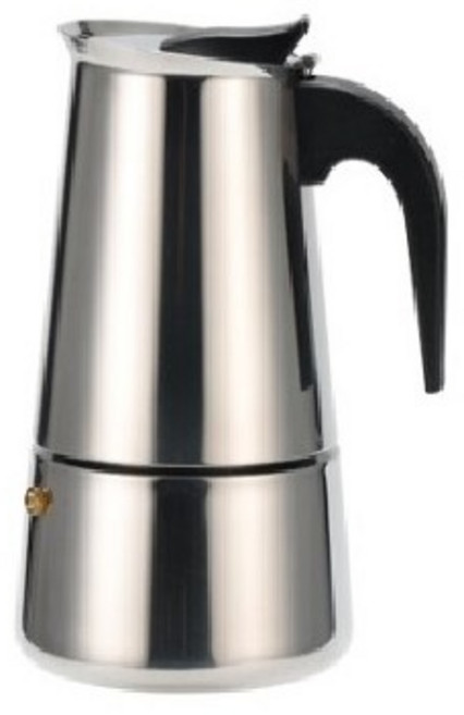 수동 에스프레소 커피머신 스테인레스 모카포트, 4컵, 1개, 단일