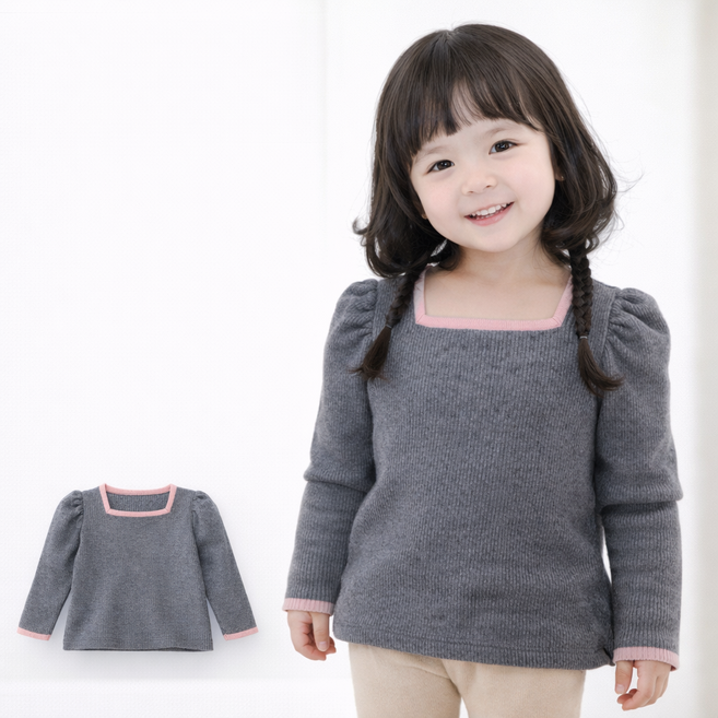 여아 티셔츠 봄가을 긴팔 아동티셔츠 스타일 데일리룩 키즈티 편한 베이직