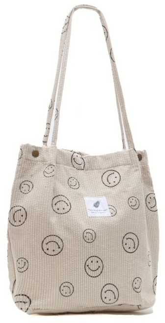 루클로 에코백 천가방 코듀로이에코백 니트가방