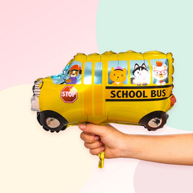 [파티지] 자동차풍선 생일 가랜드 모음, C_A_풍선_중형_ 스쿨버스