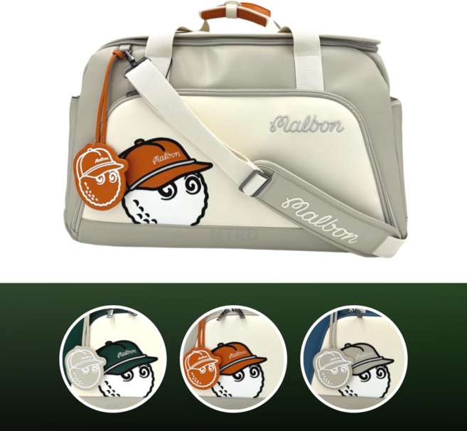 말본 골프 가방 시그니처 보스턴백, 02.베이지