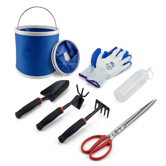 제로앤나인 갯벌 조개잡이 도구 해루질장비 7종, 블루, 1세트