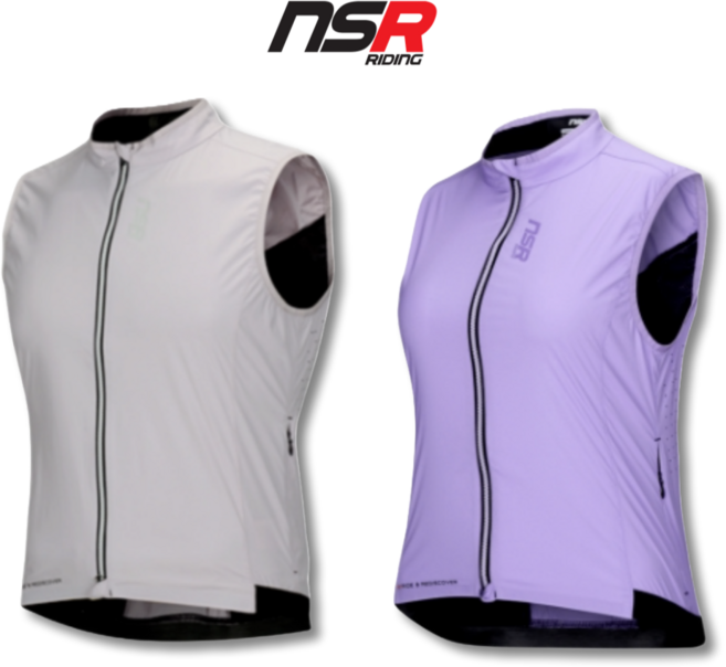 NSR 제퍼 방풍 질렛 (투웨이 지퍼) 남성 여성 간절기 자전거 의류 조끼 + 사은품증정