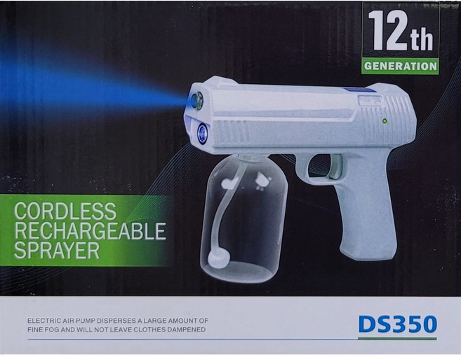 무선 나노 방역소독기 12세대 블루라이트 DS350 일상생활 속 세균과 바이러스를 잡으세요
