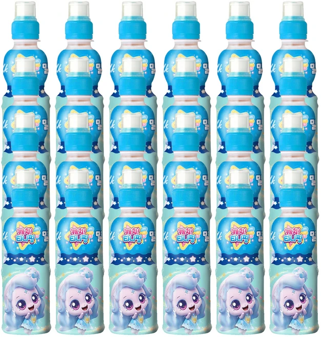 웅진 캐치 티니핑 밀크맛 음료, 200ml, 24개 - 쿠팡