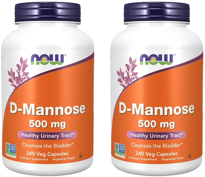 나우푸드 D-마노스 500mg 베지 캡슐, 240정, 2개 - 쿠팡