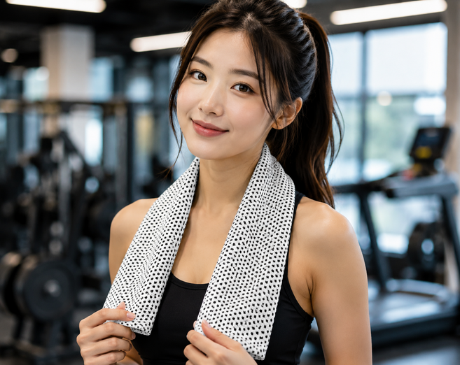 3초 냉각 아이스 쿨타올 얼음 냉감 스포츠타월 닿자마자 얼음찜질 쿨링 냉수건 끝판왕, 그레이, 1개