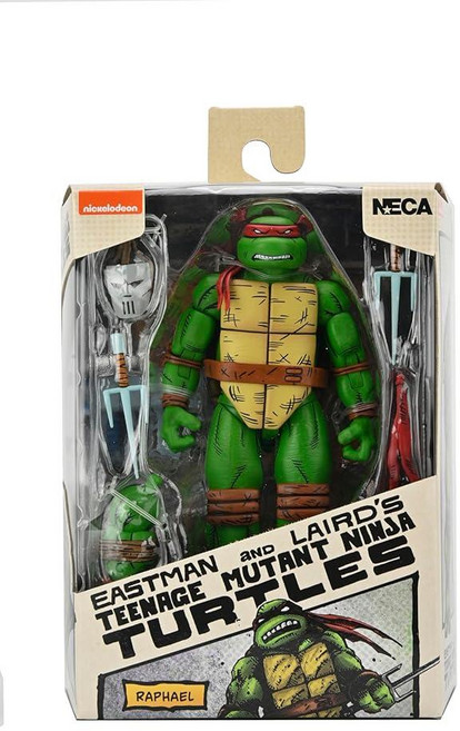 미국출고 평점4.5+ 178915 네카 NECA - 십대 돌연변이 닌자 거북이(미라지 코믹스) 17.8cm(7인치) 스케일 액션 피규어 라파엘, 미국출고 평점4.5+ 178915 네카 NECA - 십