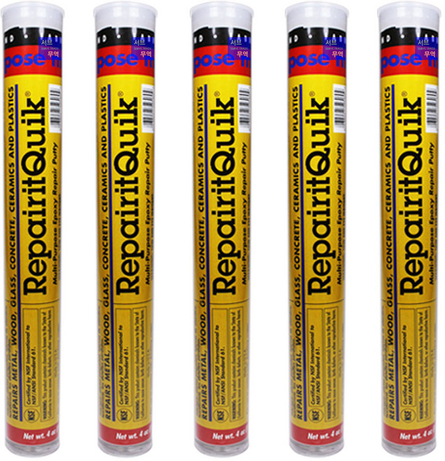 에폭시 접착제 퍼티 초강력 본드 믹스앤 믹스 애니 픽스 리페어릿퀵, 5개