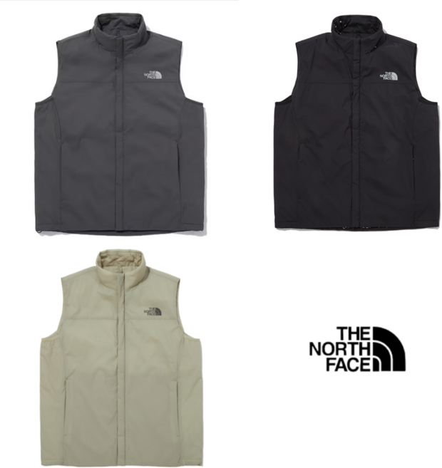 노스페이스 공용 경량 패딩 베스트 조끼 이너용 패딩