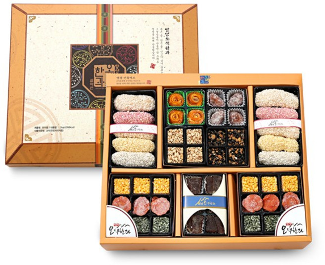 강원도 양양 오색한과 한아름세트 1.2Kg, 1개