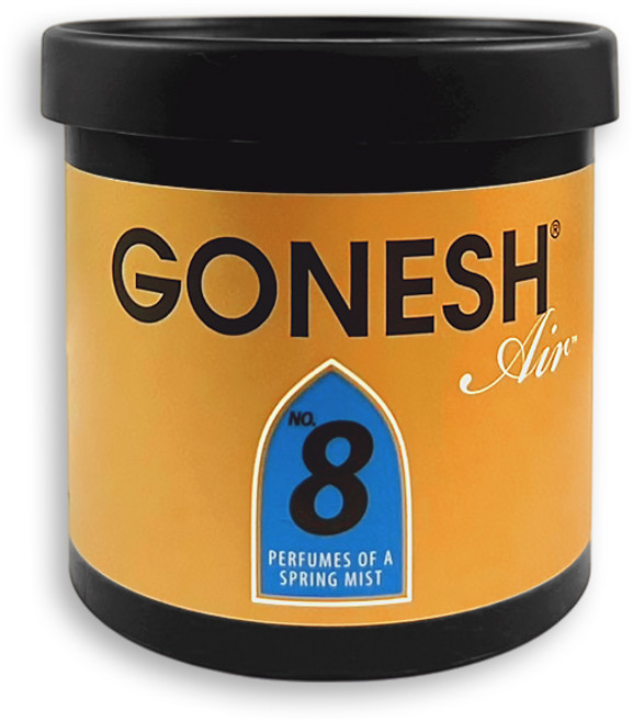 美國GONESH 室內車用香氛固體凝膠 No.8春之薄霧 100g 持久清新, 1個