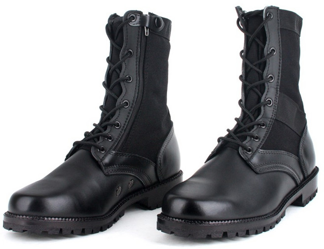 검정 테러화 긴목 지퍼 산악창 워커