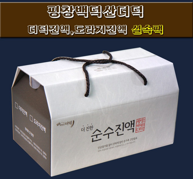평창백덕산더덕 더덕즙 1box(100ml 30포), 1개, 100ml