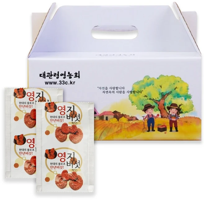 대관령영농회 국내산 토종 영지버섯즙 (120ml), 30개, 120ml - 쿠팡