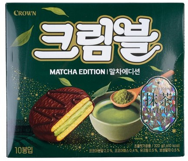 크라운 크림블 말차에디션 10p, 320g, 1개