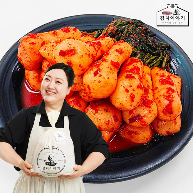 [박준면의 김치이야기] 프리미엄 총각김치 국내산 꽁치육젓 서리태, 1개, 1kg