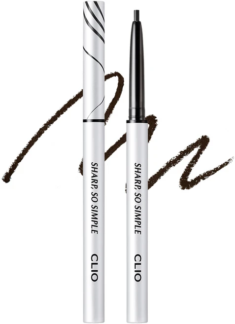 클리오 샤프 쏘 심플 워터프루프 펜슬 라이너 AD, 1개, 01 블랙 - 쿠팡