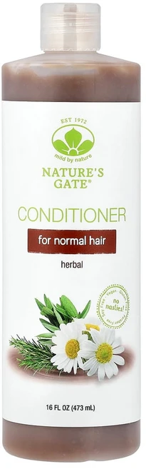 마일드바이네이쳐 (Natures Gate) 정상 모발용 허브 컨디셔너 473ml(16fl oz), 473ml, 1개 - 쿠팡
