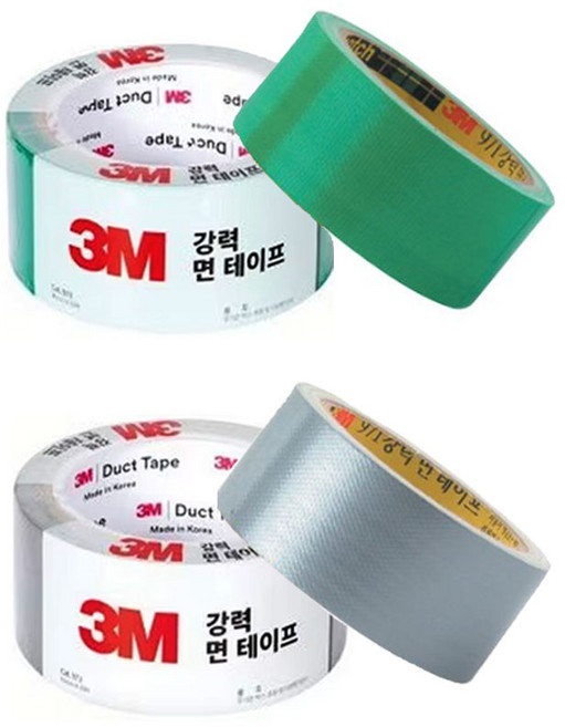3M 971 강력 면테이프 덕트 작업 다용도 포장테이프, 1개