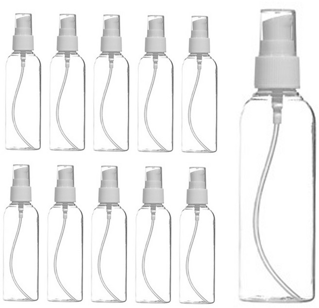 다용도 스프레이 용기 100ml, 화이트/ 100ml, 10개