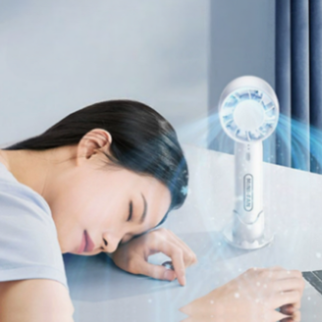 벤스투 가벼운 휴대용 미니 손선풍기, 화이트