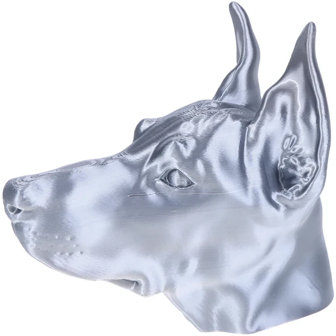 일러 커플링용 개 모양 커버 캡 3D 프 히치 볼 장식 수신기 튜브 녹, 02 Silver