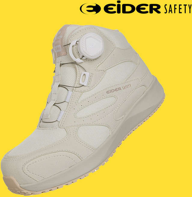 아이더세이프티 논슬립 미끄럼방지 다이얼 안전화 ES 613 (CR), 크림, 1개