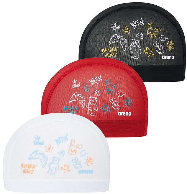 아레나 드로잉 메쉬 수모 A5AC1AS12, WHT, 1개