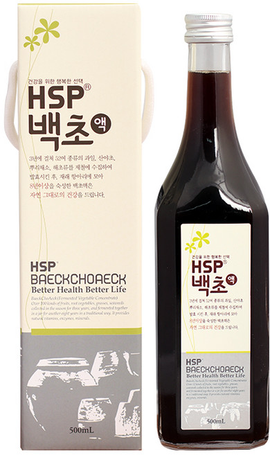 [HSP] 우리 산야초 백초 발효효소 원액(500ml), 500ml, 1개