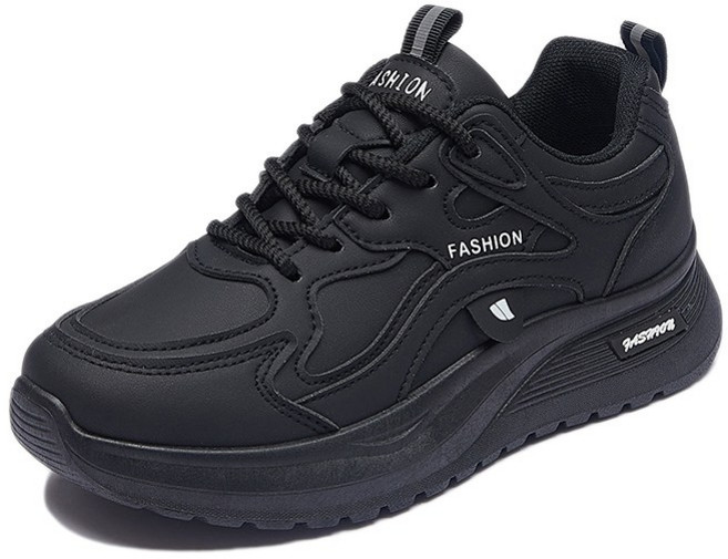 ANYOU 여성 플랫슈즈 발편한 통굽 스니커즈 데일리 러닝화