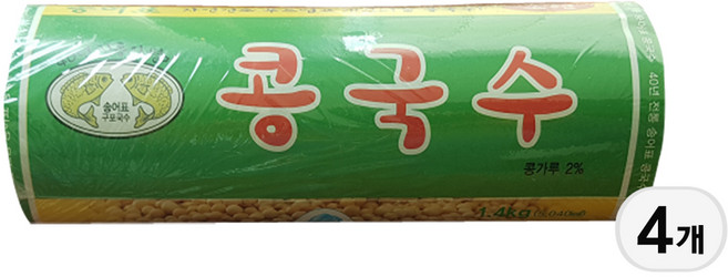 송어표 콩국수 소면/ 구포국수, 1.4kg, 4개
